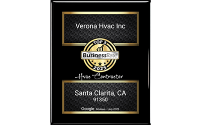 Verona HVAC Award
